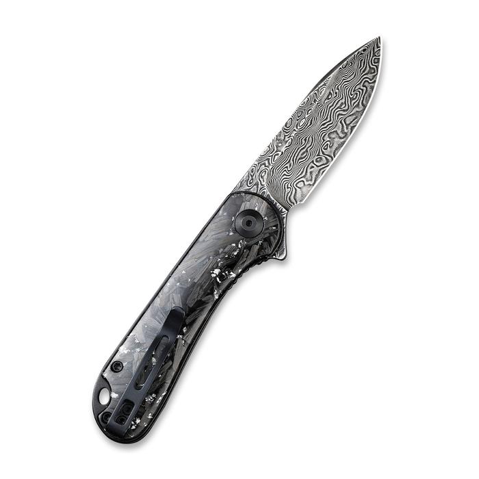 Civivi Elementum Flipper Knife - Shredded Carbon Fiber And Silvery ...
