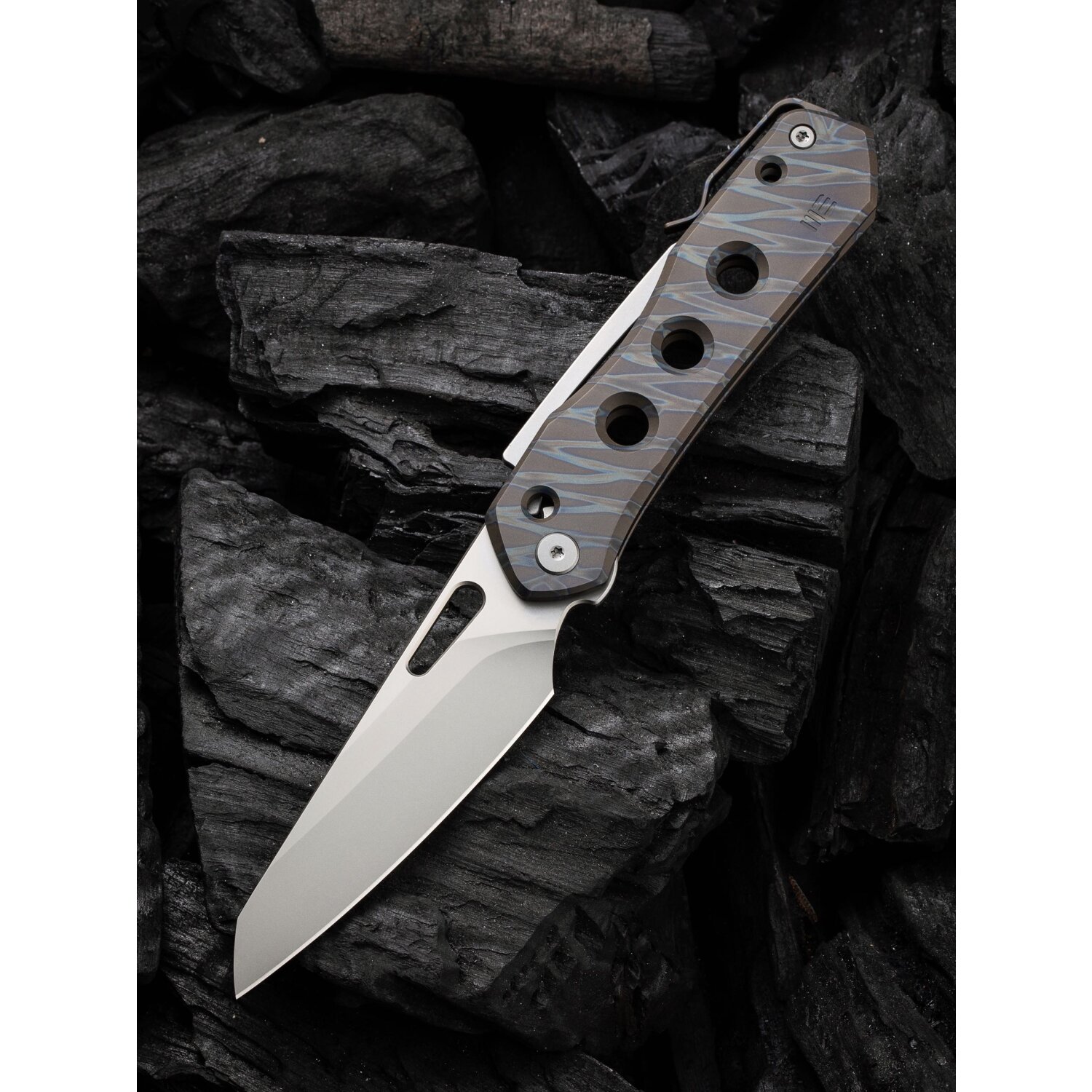 we-knife-vision-r-cpm-20cv-stahl-titan-tiger-stripe-pattern-flamed